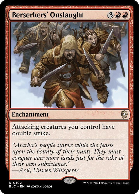 Berserkers' Onslaught [Commander: Bloomburrow] 192