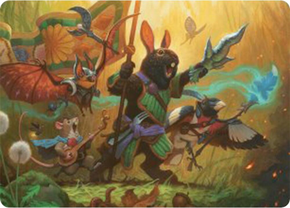 Valley Questcaller Art Card [Art Series: Bloomburrow] 4