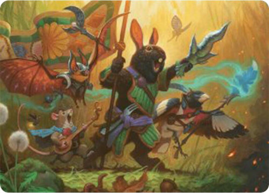 Valley Questcaller Art Card [Art Series: Bloomburrow] 4