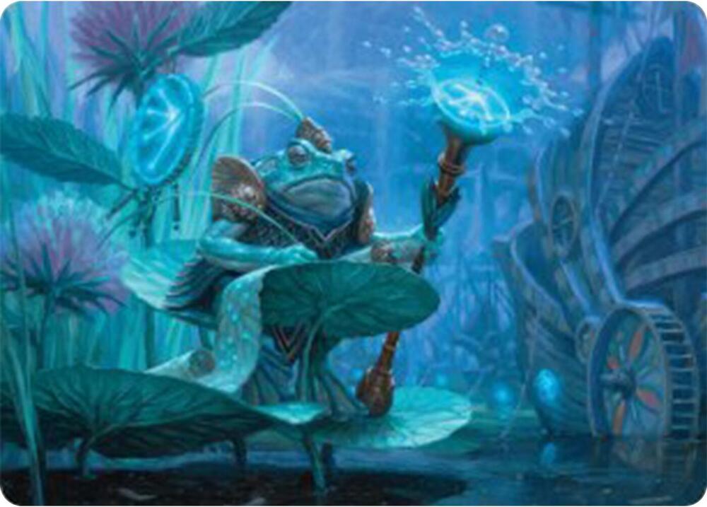 Dour Port-Mage Art Card [Art Series: Bloomburrow] 5