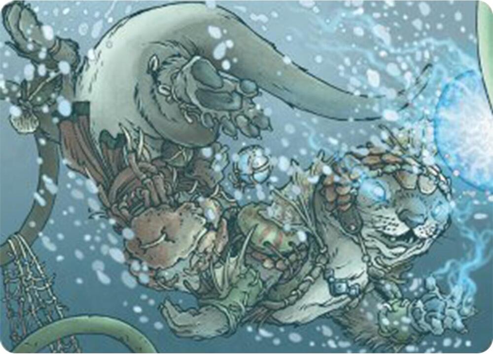 Kitsa, Otterball Elite Art Card [Art Series: Bloomburrow] 42