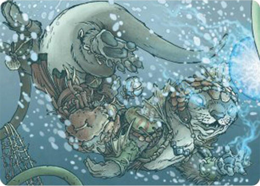 Kitsa, Otterball Elite Art Card [Art Series: Bloomburrow] 42