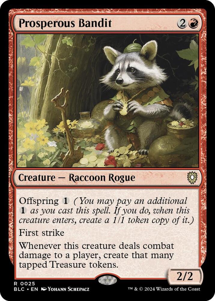 Prosperous Bandit [Commander: Bloomburrow] 25