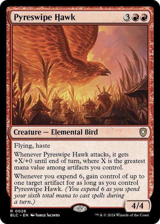 Pyreswipe Hawk [Commander: Bloomburrow] 26