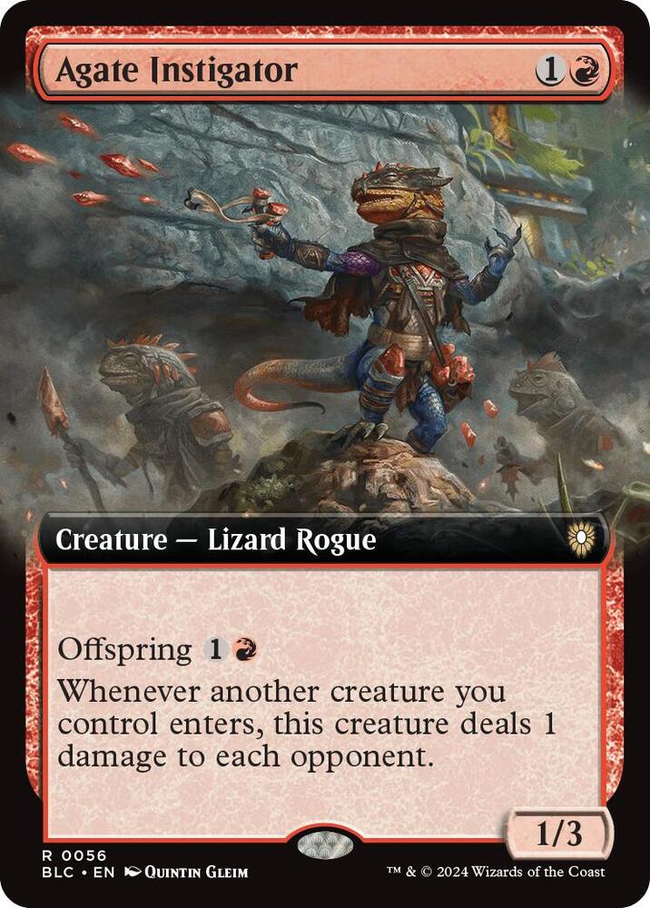 Agate Instigator (Extended Art) [Commander: Bloomburrow] 56