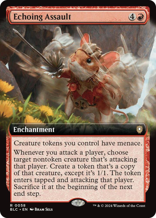 Echoing Assault (Extended Art) [Commander: Bloomburrow] 58