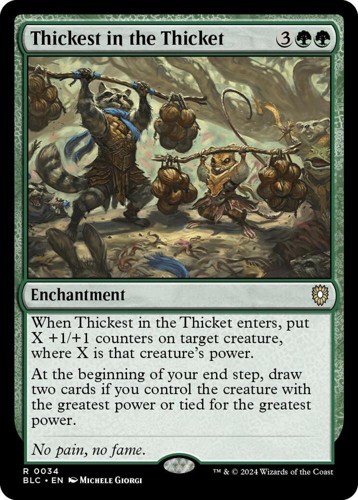 Thickest in the Thicket [Commander: Bloomburrow] 34