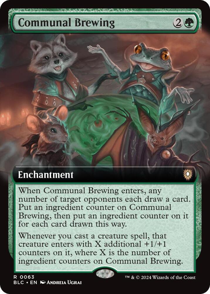Communal Brewing (Extended Art) [Commander: Bloomburrow] 63