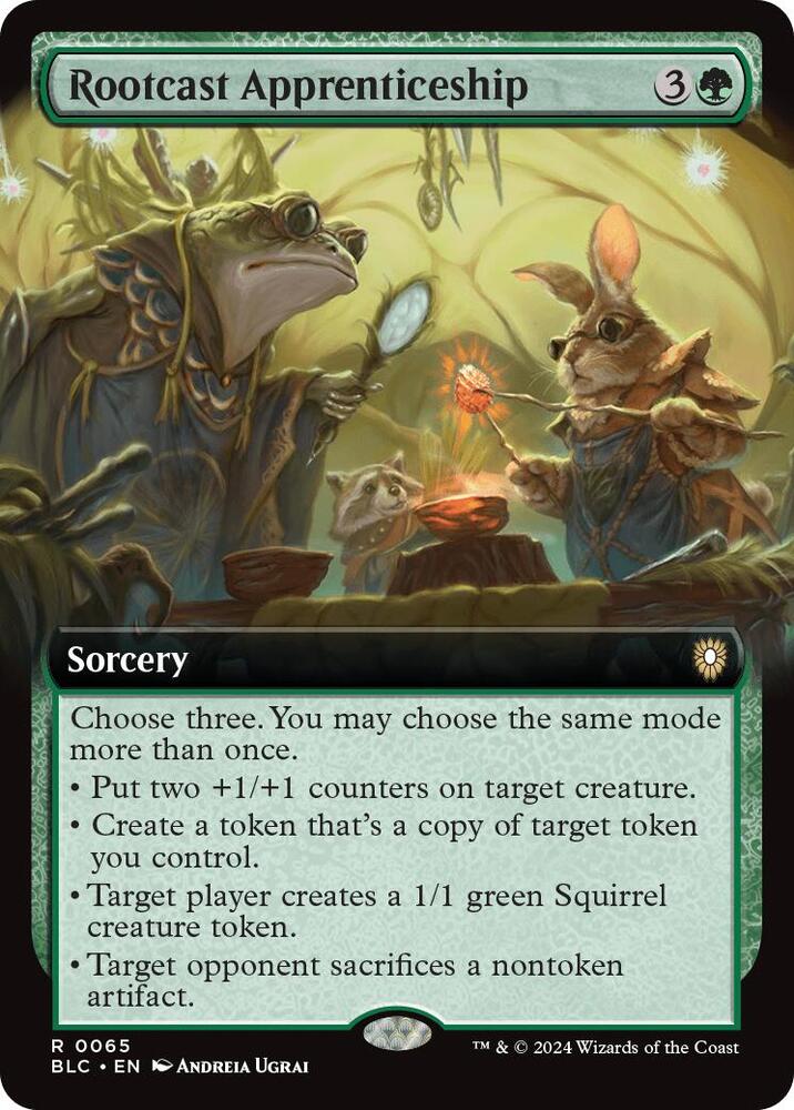 Rootcast Apprenticeship (Extended Art) [Commander: Bloomburrow] 65