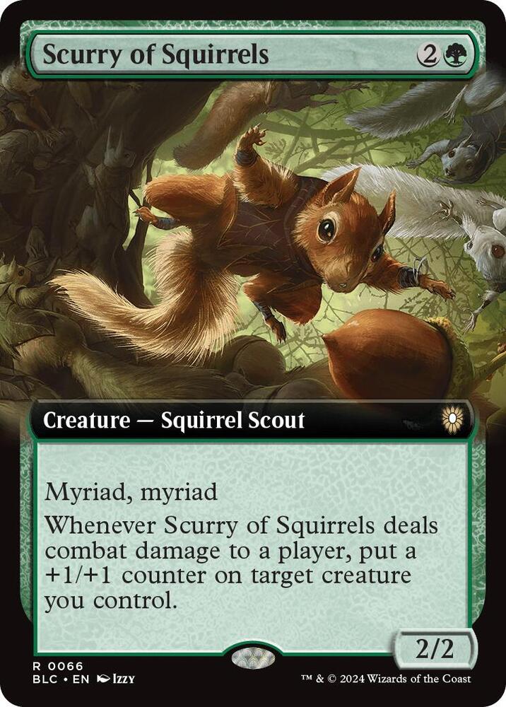 Scurry of Squirrels (Extended Art) [Commander: Bloomburrow] 66