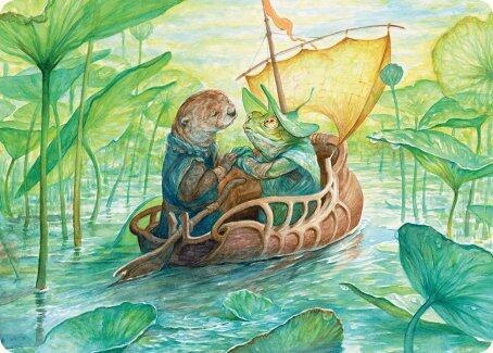 Run Away Together Art Card [Art Series: Bloomburrow] 11