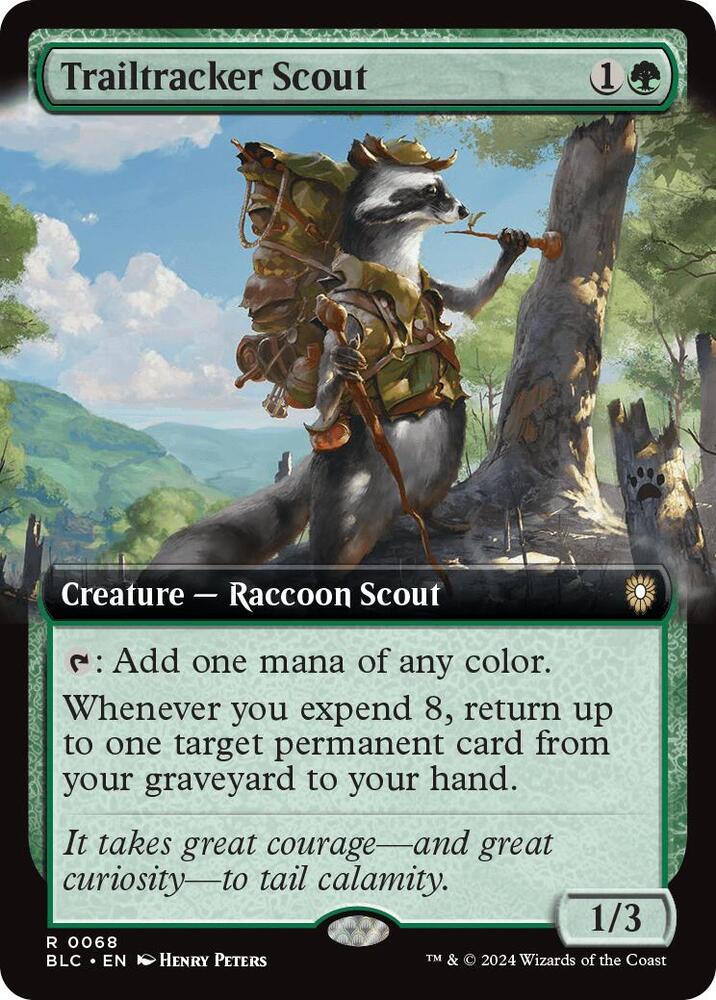 Trailtracker Scout (Extended Art) [Commander: Bloomburrow] 68