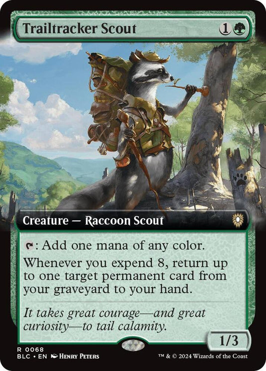 Trailtracker Scout (Extended Art) [Commander: Bloomburrow] 68