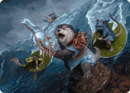 Valley Floodcaller Art Card [Art Series: Bloomburrow] 13