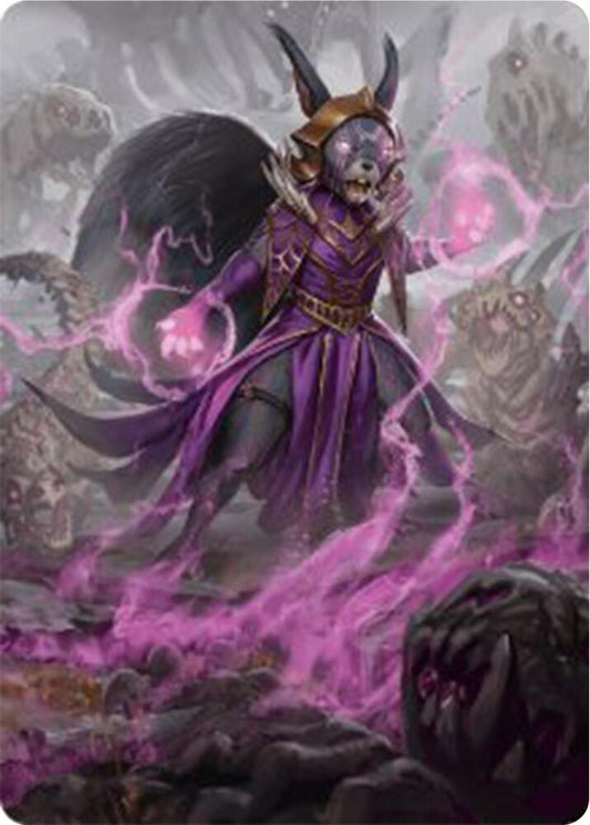 Liliana of the Dark Realms Art Card [Art Series: Bloomburrow] 51