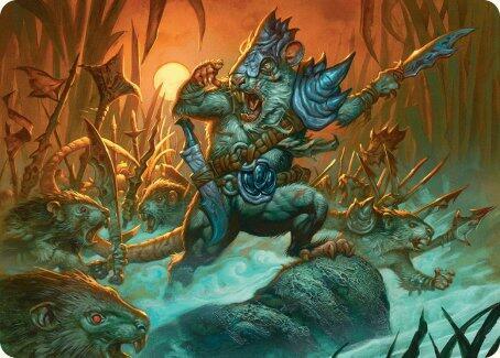 Persistent Marshstalker Art Card [Art Series: Bloomburrow] 14