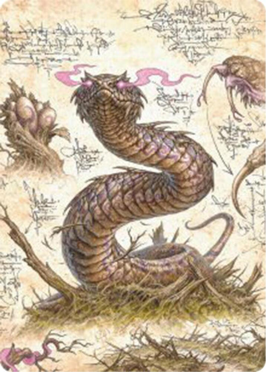 Rottenmouth Viper Art Card [Art Series: Bloomburrow] 36