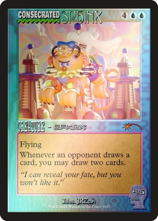 Consecrated Sphinx (1657) (Rainbow Foil) [Secret Lair Drop Series] 1657