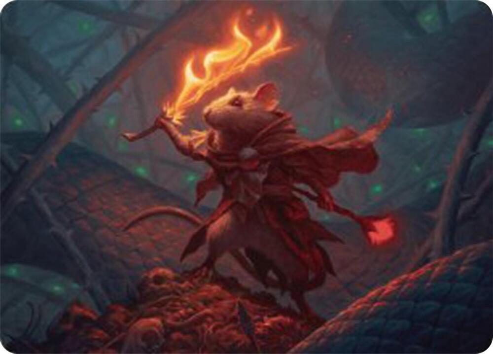 Emberheart Challenger Art Card [Art Series: Bloomburrow] 19