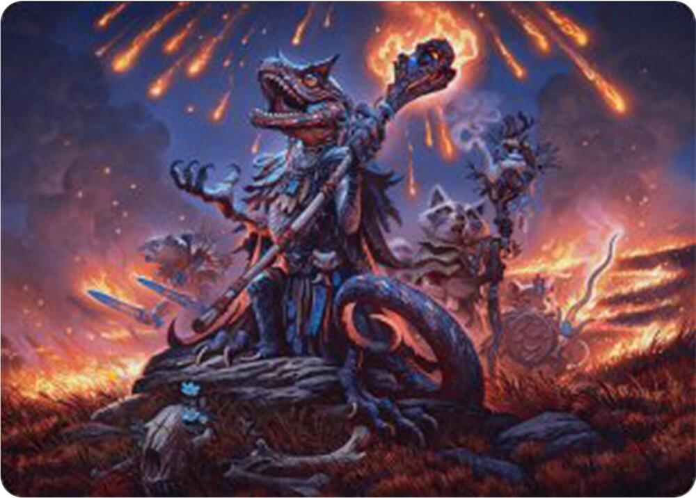 Valley Flamecaller Art Card [Art Series: Bloomburrow] 21