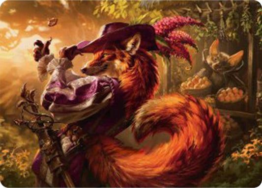 Mr. Foxglove Art Card [Art Series: Bloomburrow] 31