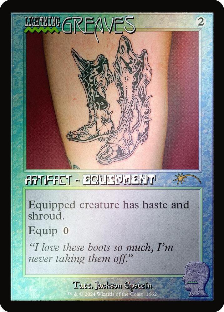 Lightning Greaves (1662) (Rainbow Foil) [Secret Lair Drop Series] 1662