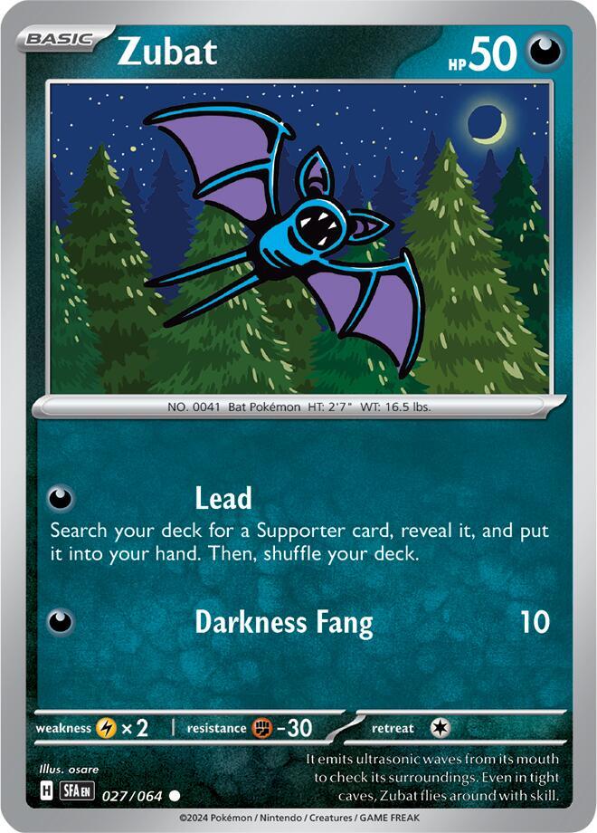 Zubat [SV: Shrouded Fable] 027/064