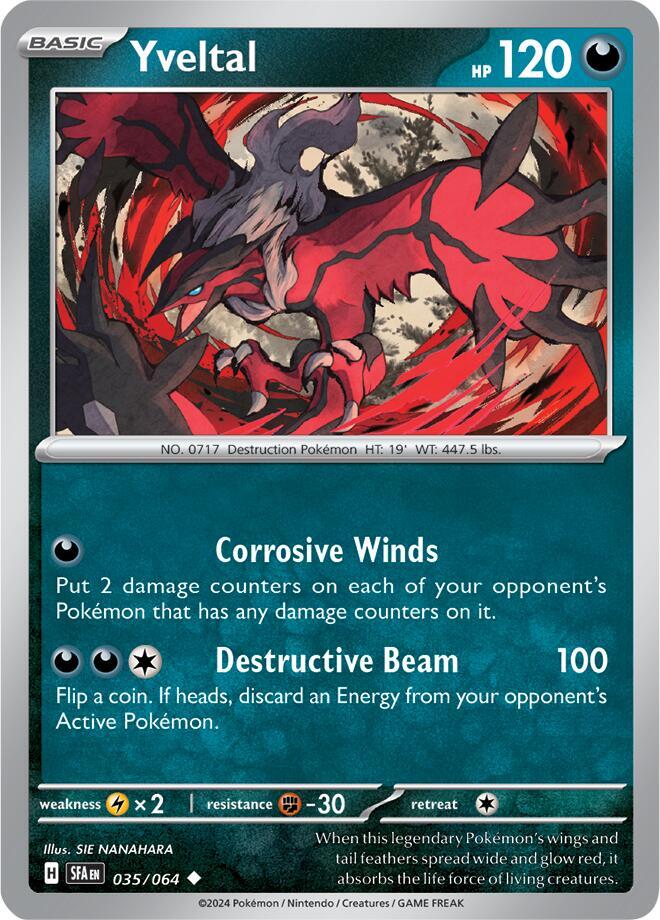 Yveltal [SV: Shrouded Fable] 035/064