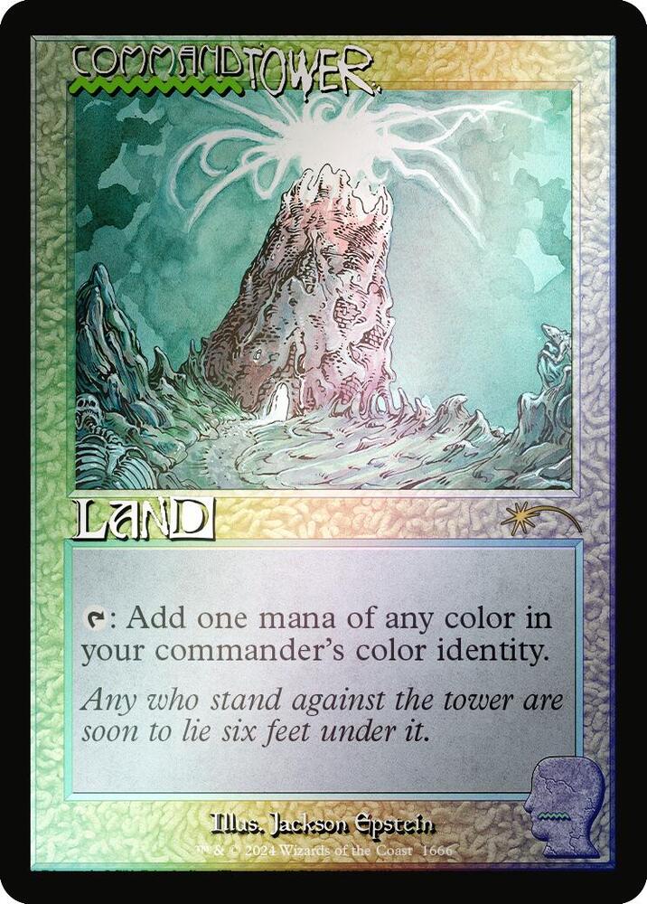 Command Tower (1666) (Rainbow Foil) [Secret Lair Drop Series] 1666