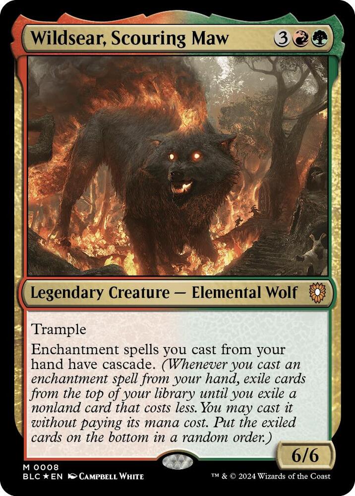 Wildsear, Scouring Maw [Commander: Bloomburrow] 8