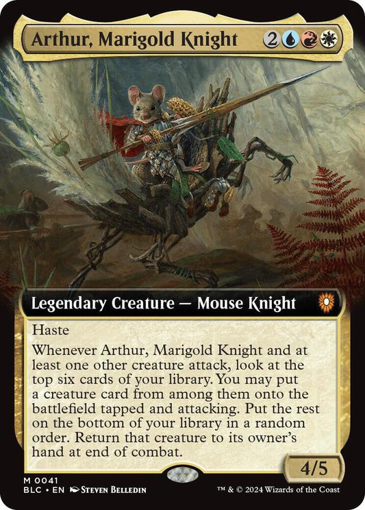 Arthur, Marigold Knight (Extended Art) [Commander: Bloomburrow] 41
