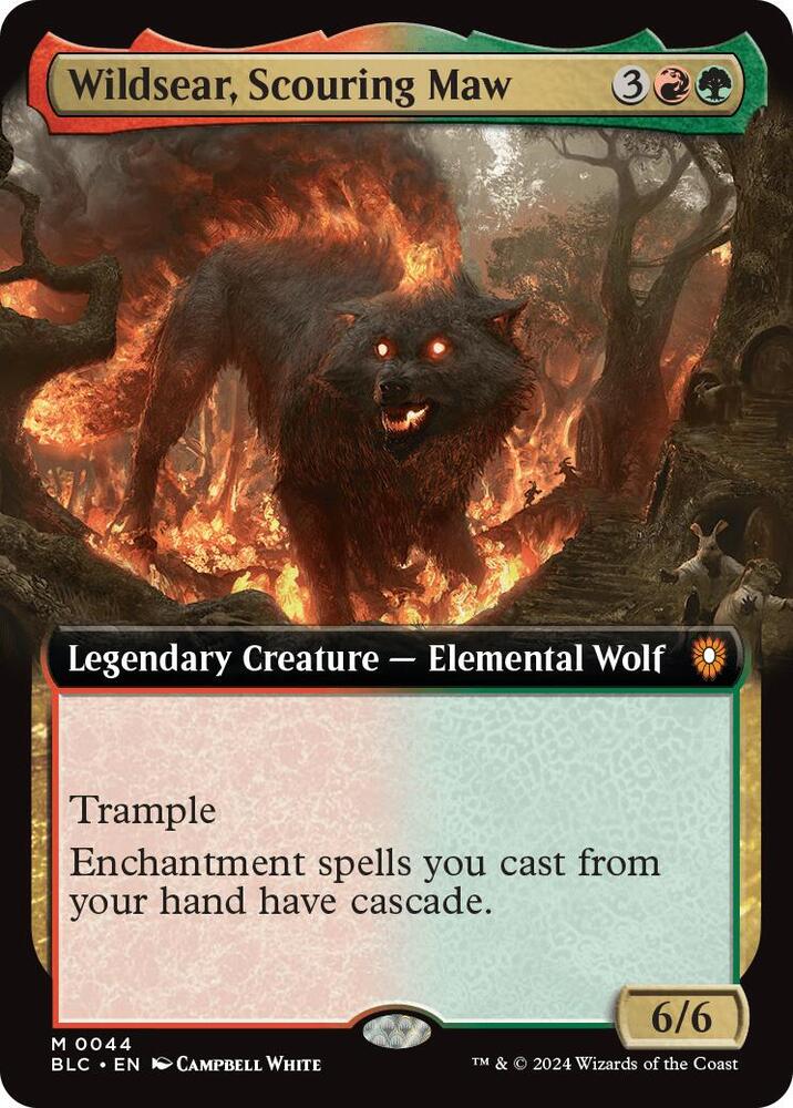 Wildsear, Scouring Maw (Extended Art) [Commander: Bloomburrow] 44