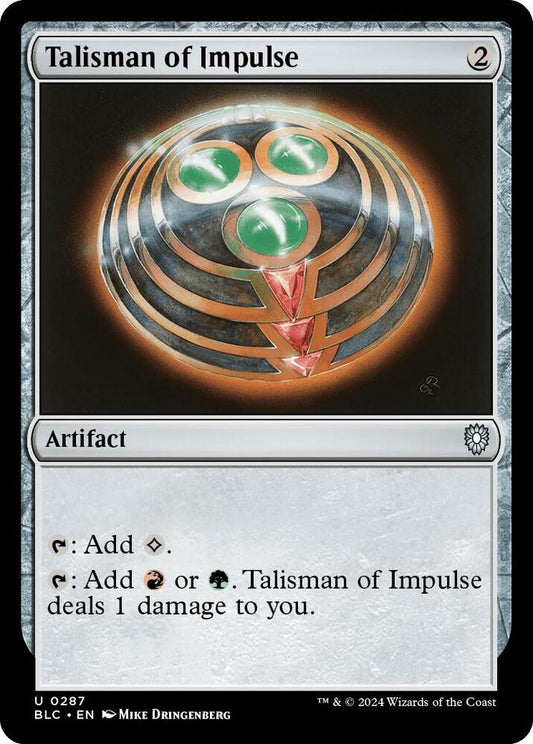 Talisman of Impulse [Commander: Bloomburrow] 287