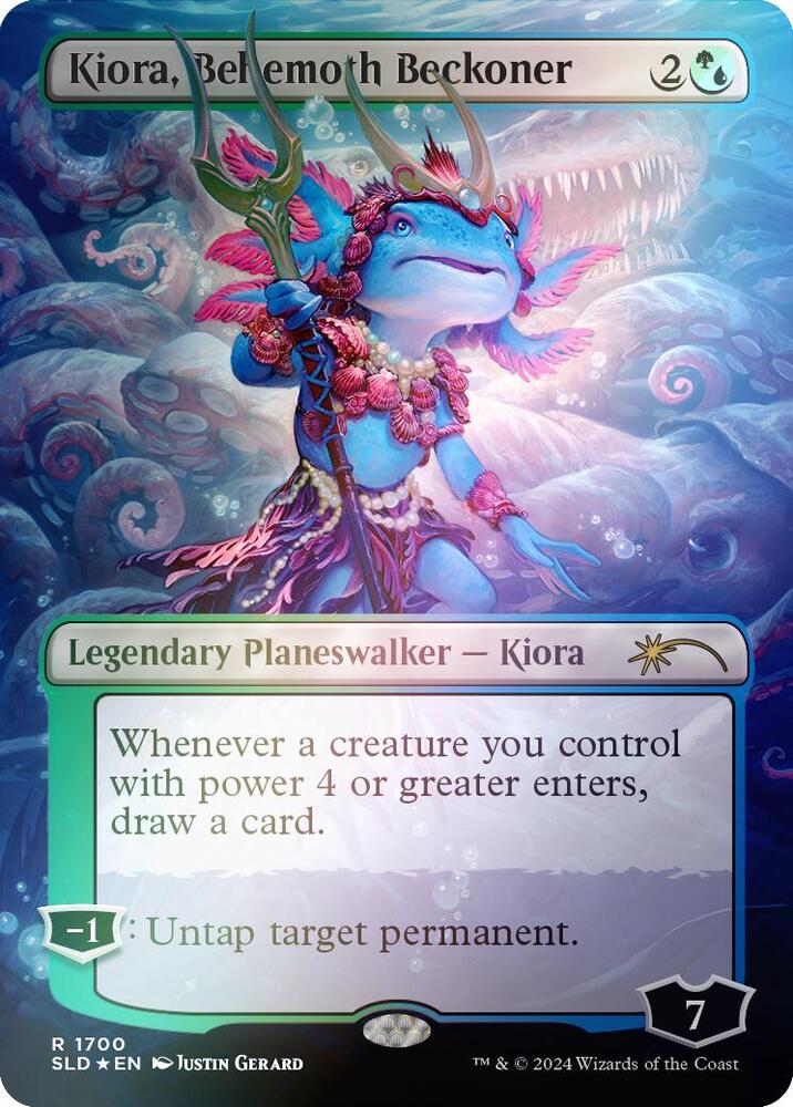 Kiora, Behemoth Beckoner (Rainbow Foil) [Secret Lair Drop Series] 1700