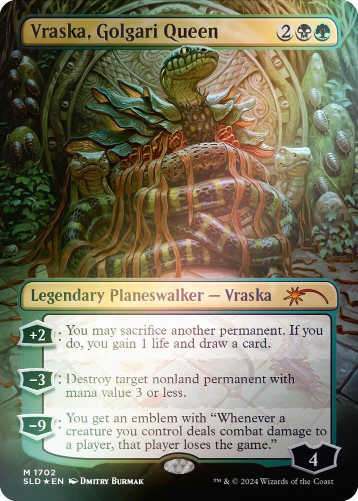 Vraska, Golgari Queen (1702) (Rainbow Foil) [Secret Lair Drop Series] 1702