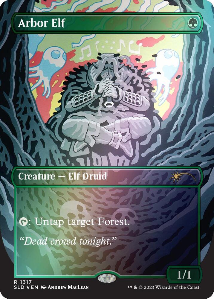 Arbor Elf (Rainbow Foil) [Secret Lair Drop Series] 1317