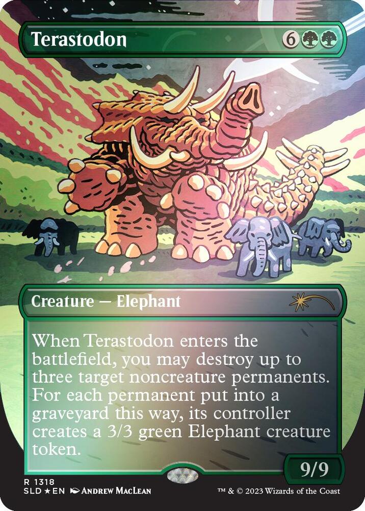 Terastodon (Rainbow Foil) [Secret Lair Drop Series] 1318