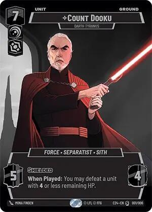 Count Dooku - Darth Tyranus [2024 Convention Exclusive] 001/006