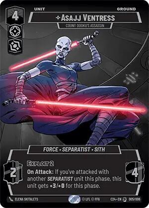 Asajj Ventress - Count Dooku's Assassin [2024 Convention Exclusive] 005/006