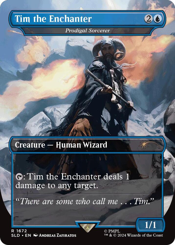 Tim the Enchanter - Prodigal Sorcerer [Secret Lair Drop Series] 1672