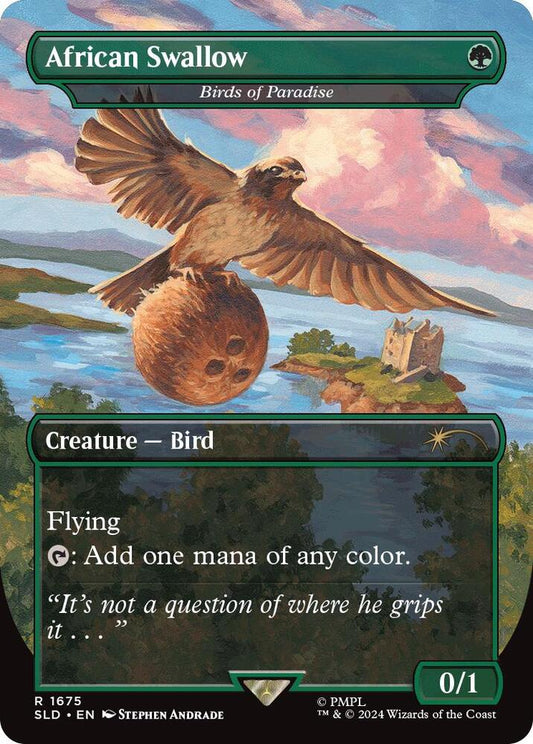 African Swallow - Birds of Paradise [Secret Lair Drop Series] 1675