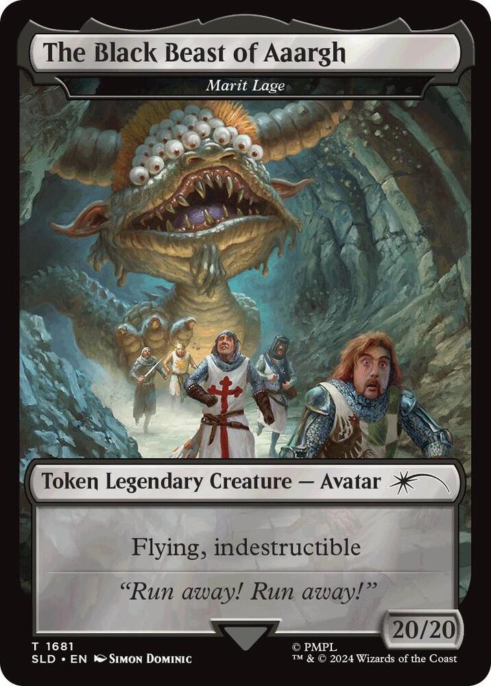 The Black Beast of Aaargh - Marit Lage Token [Secret Lair Drop Series] 1681
