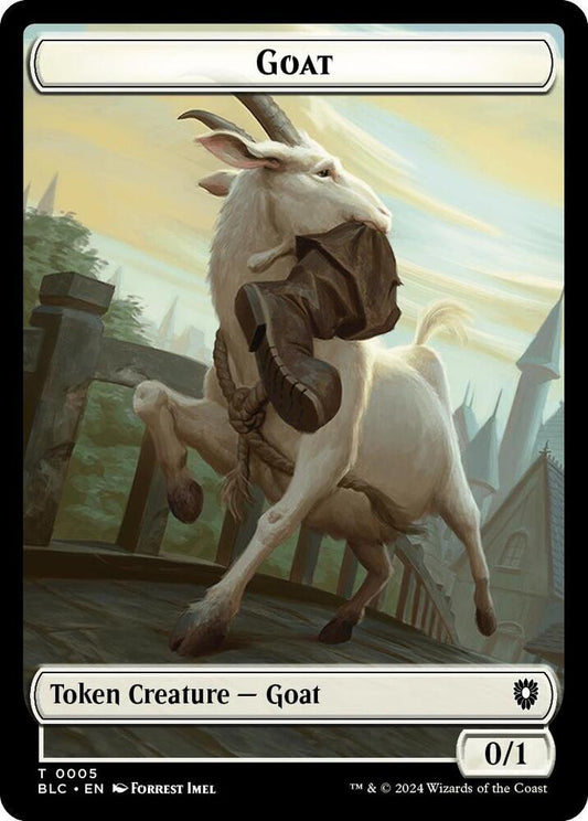 Goat // Wolf (0032) Double-Sided Token [Commander: Bloomburrow] 5 // 32