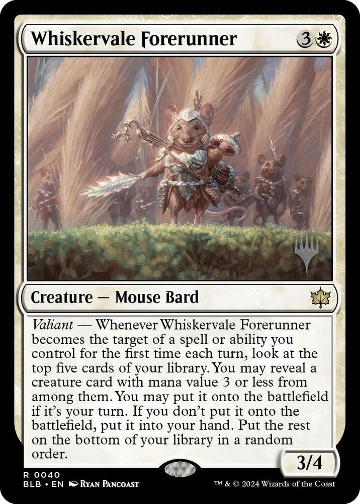 Whiskervale Forerunner [Promo Pack: Bloomburrow] 40