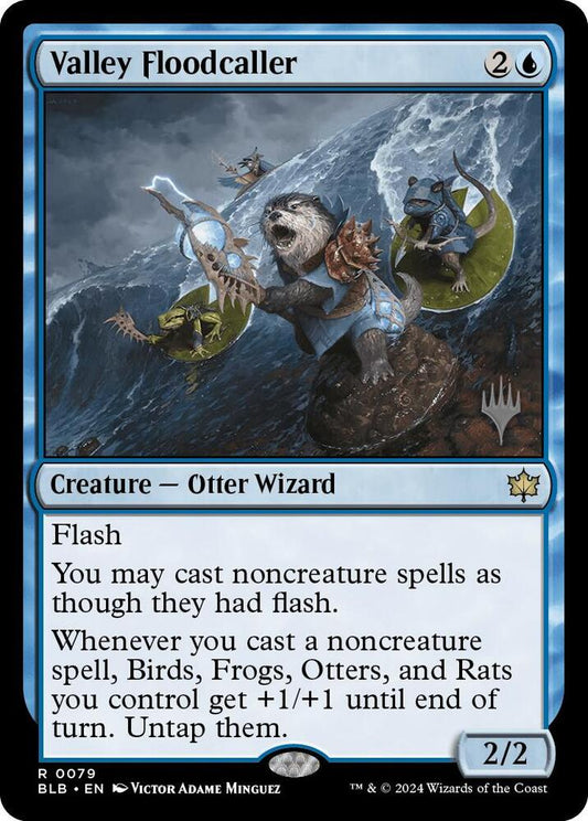 Valley Floodcaller [Promo Pack: Bloomburrow] 79