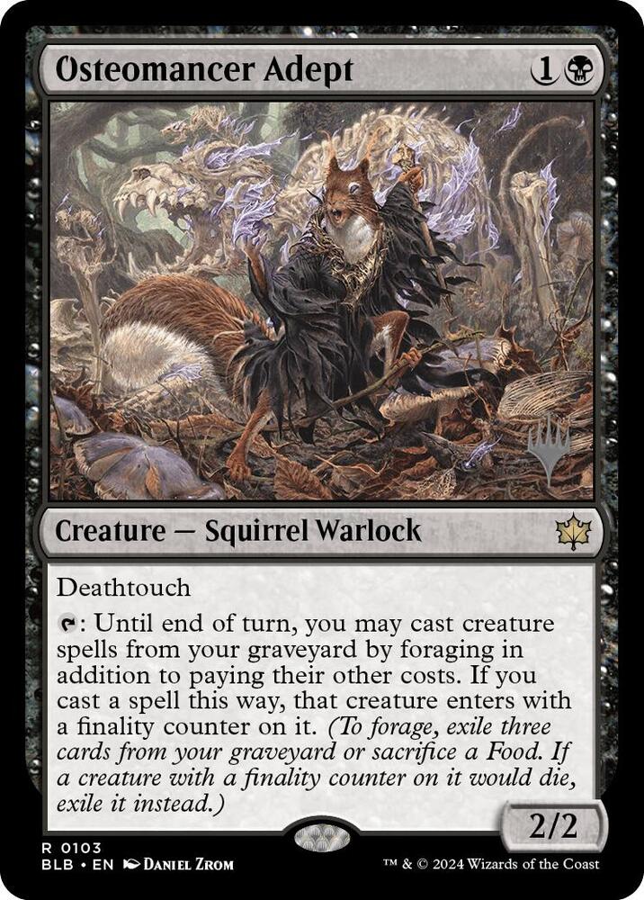 Osteomancer Adept [Promo Pack: Bloomburrow] 103