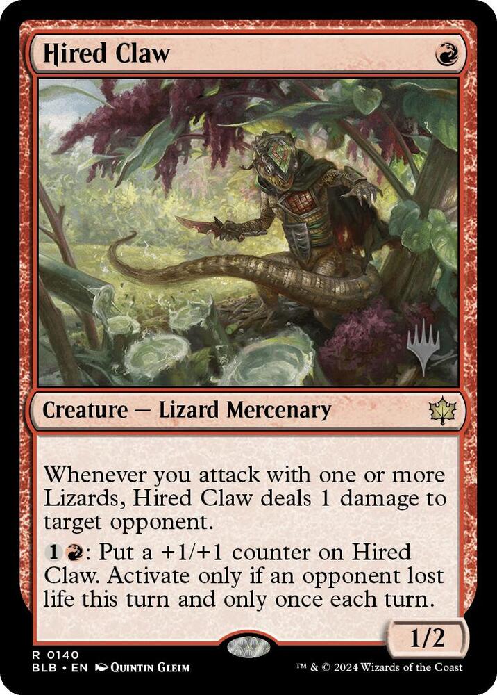 Hired Claw [Promo Pack: Bloomburrow] 140