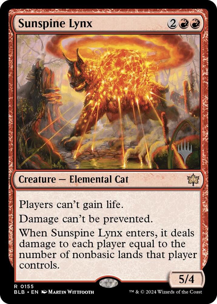 Sunspine Lynx [Promo Pack: Bloomburrow] 155