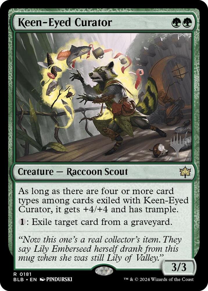 Keen-Eyed Curator [Promo Pack: Bloomburrow] 181