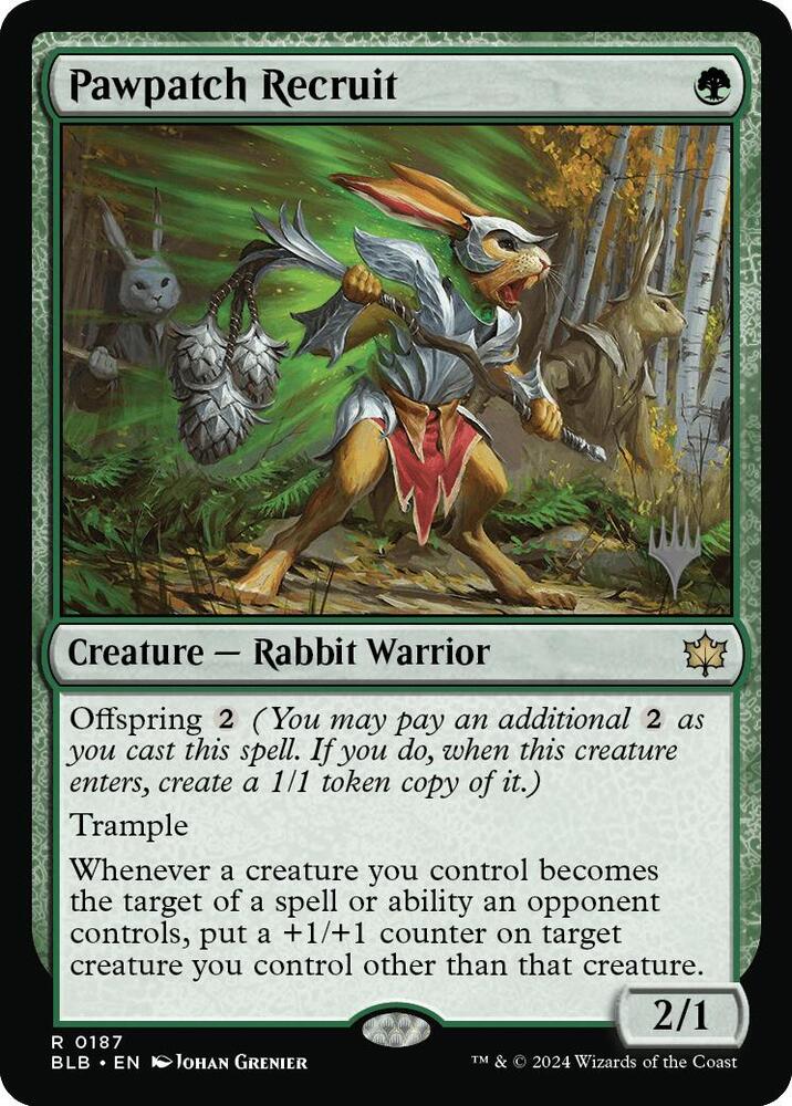 Pawpatch Recruit [Promo Pack: Bloomburrow] 187